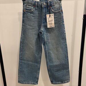 Zara Kids Light Blue Straight Jeans